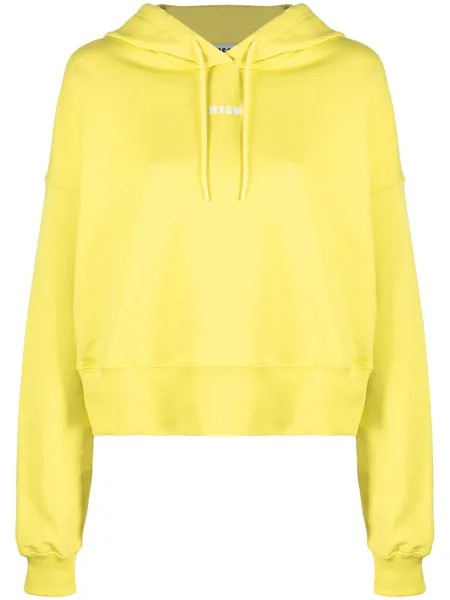 MSGM укороченное худи с логотипом