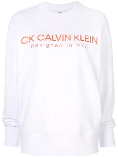 CK Calvin Klein толстовка с контрастным логотипом