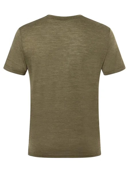 Рубашка super.natural Merino T Shirt, цвет olivgrün