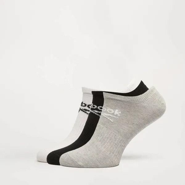 Комплект носков Reebok, 3 пары, серый / черный / белый