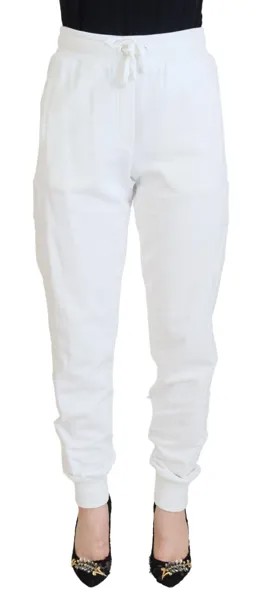 Брюки DOLCE - GABBANA Белые хлопковые женские спортивные штаны IT40 / US6 /S 820usd