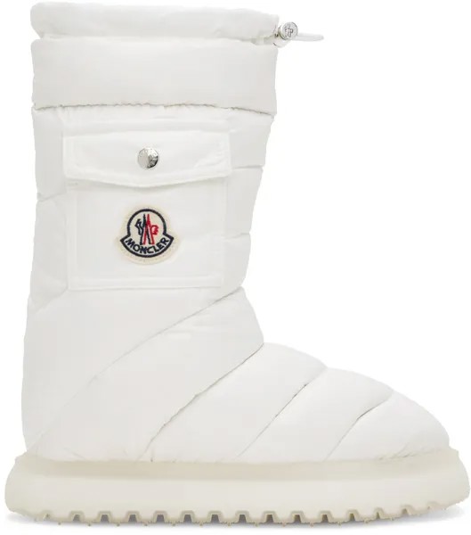 Белые ботинки с карманами Gaia Moncler