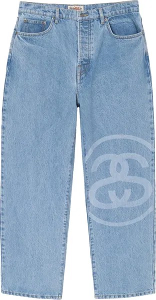 Джинсы Stussy SS-Link Big Ol' Jeans 'Stone Wash', синий