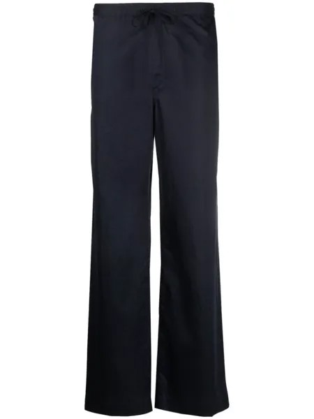 Атласные брюки широкого кроя Filippa K, синий