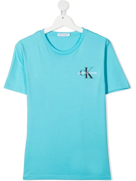 Calvin Klein Kids футболка из органического хлопка с логотипом