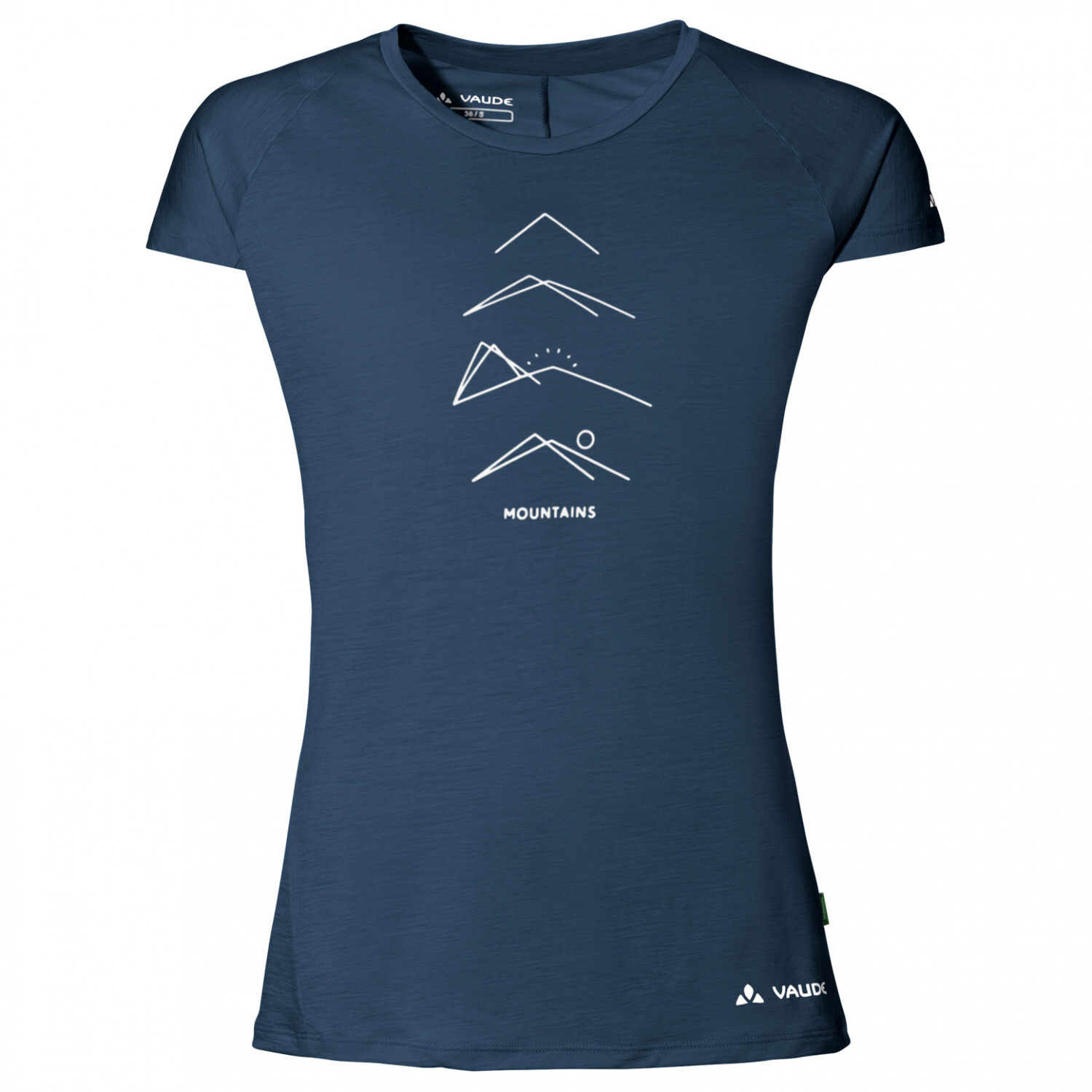 Рубашка из мериноса Vaude Women's Tekoa Wool, цвет Dark Sea Uni