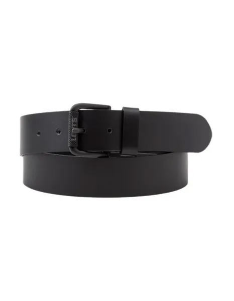 Ремень мужской Levis Textured Roller Buckle Belt черный, 110 см