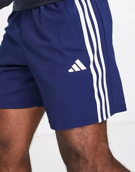 Темно-синие шорты с 3 полосками adidas Training Train Essentials adidas performance