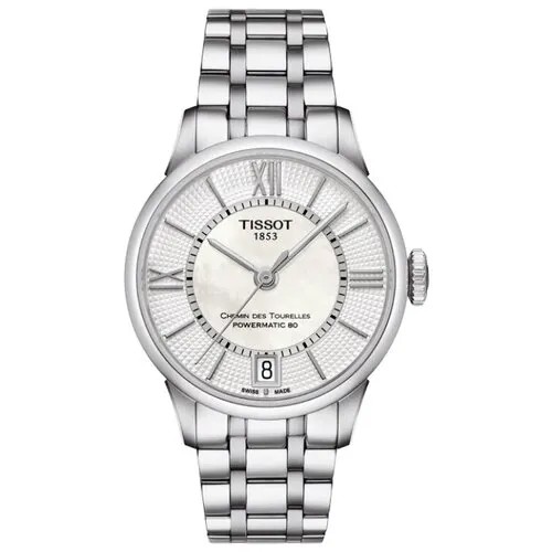 Наручные часы TISSOT T-Classic, серебряный, белый