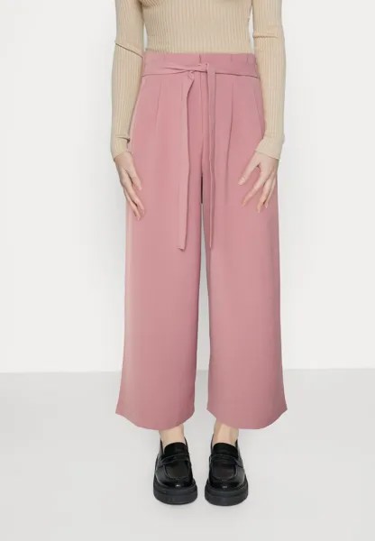 Брюки ONLY Onllizzo Belt Culotte, ностальгическая роза