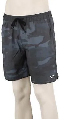 Спортивные шорты RVCA Yogger Hybrid - Темно-синий камуфляж - Новинка
