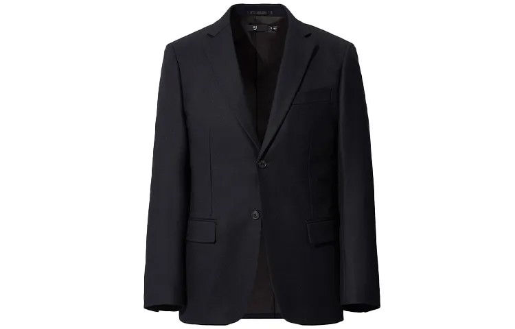 Мужской деловой костюм UNIQLO, цвет Black