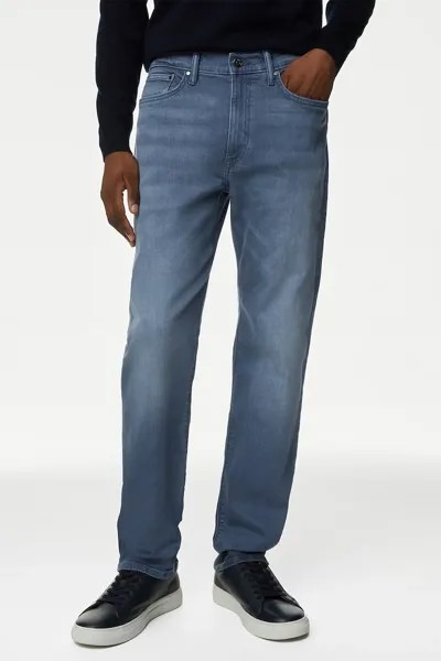 Делает эластичные джинсы Marks & Spencer, лавандовый