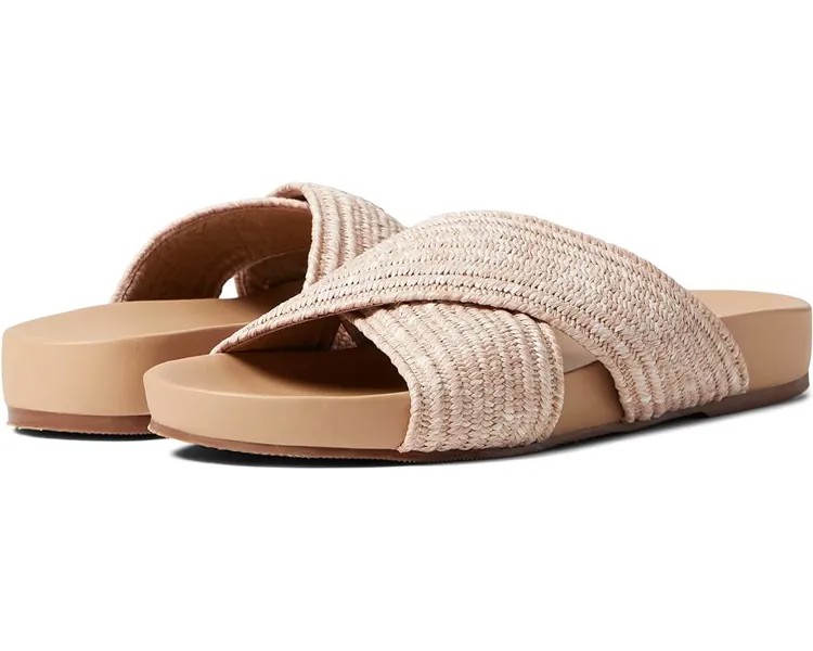 Сандалии KAANAS Miri Crossover Elastic Braid Pool Slide, цвет Blush