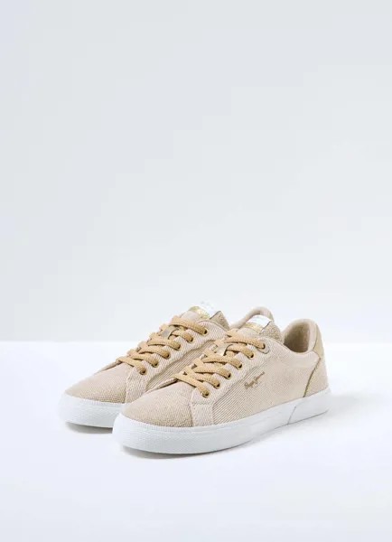 Женские кеды Pepe Jeans London (KENTON RUSTIC s_PLS31294), золотые