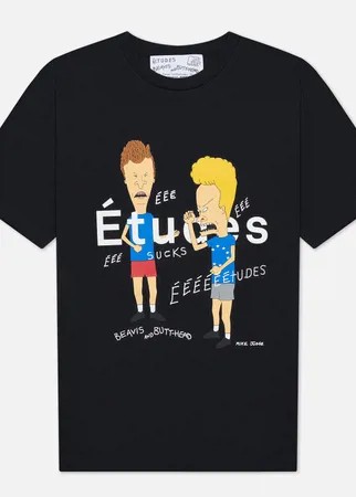 Мужская футболка Etudes x Beavis & Butt-Head Wonder Etudes, цвет чёрный, размер M