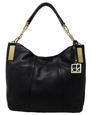 НОВАЯ женская черная большая сумка-тоут из натуральной кожи Calvin Klein, кошелек