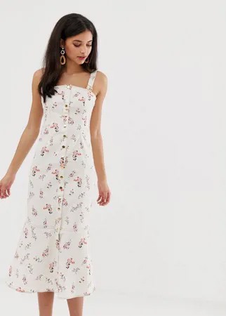 Платье миди с цветочным принтом Finders Keepers Frankie-Мульти