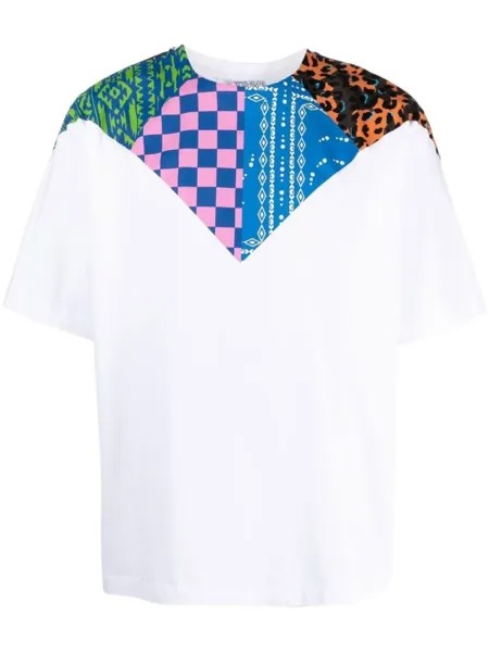 Marcelo Burlon County of Milan футболка с принтом Mix&Match, белый