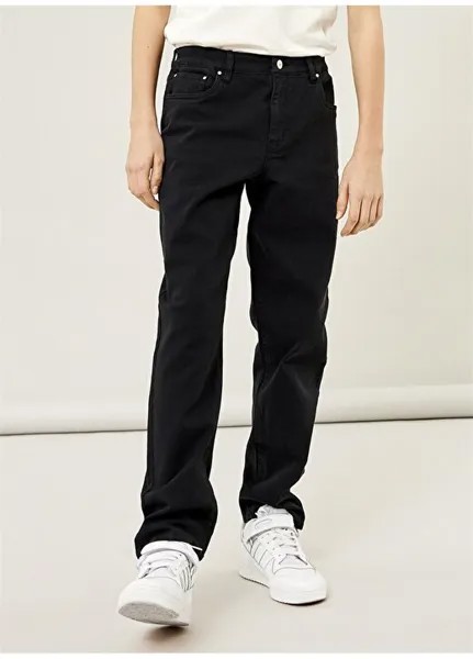 Черные однотонные спортивные штаны для мальчиков NLMTAZZAN TWI DAD PANT NOOS Lmtd, черный