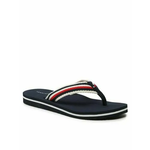 Вьетнамки  TOMMY HILFIGER, размер 38, синий