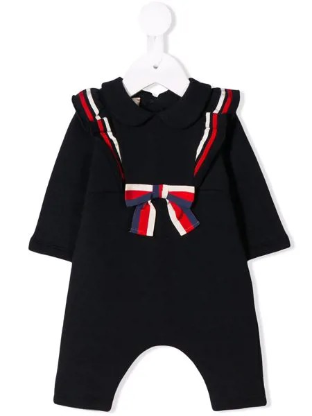 Gucci Kids комбинезон с бантом