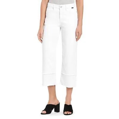 Mavi Jeans Женские белые джинсовые укороченные джинсы с высокой посадкой и широкими штанинами 25 BHFO 0172
