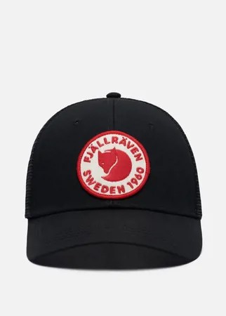 Кепка Fjallraven 1960 Logo Langtradarkeps, цвет чёрный, размер S-M