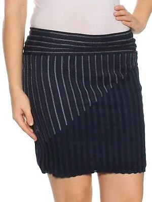 RACHEL ROY Женская текстурированная мини-юбка в темно-синем цвете Размер: S