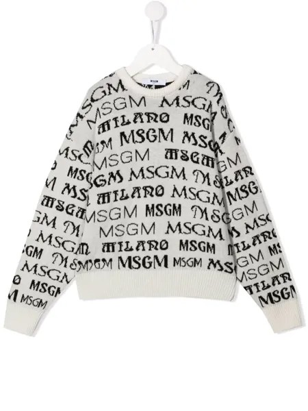MSGM Kids джемпер с логотипом