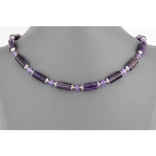 Бусы Minera, аметист, длина 46 см