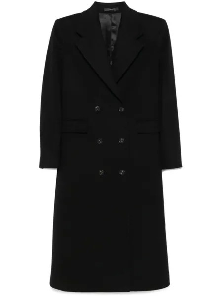 Paul Smith двубортное пальто, черный