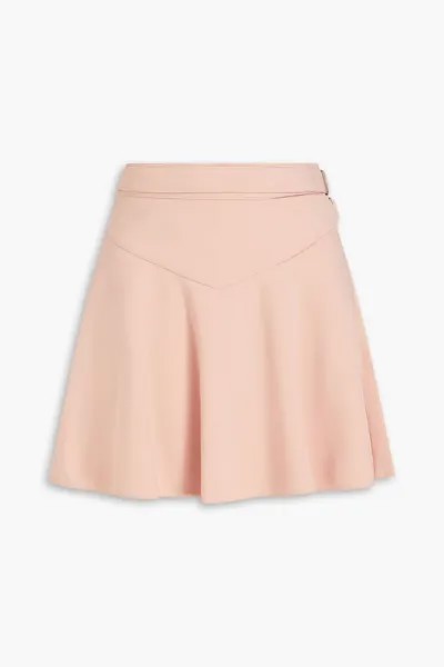 Расклешенная мини-юбка из крепа Redvalentino, цвет Blush