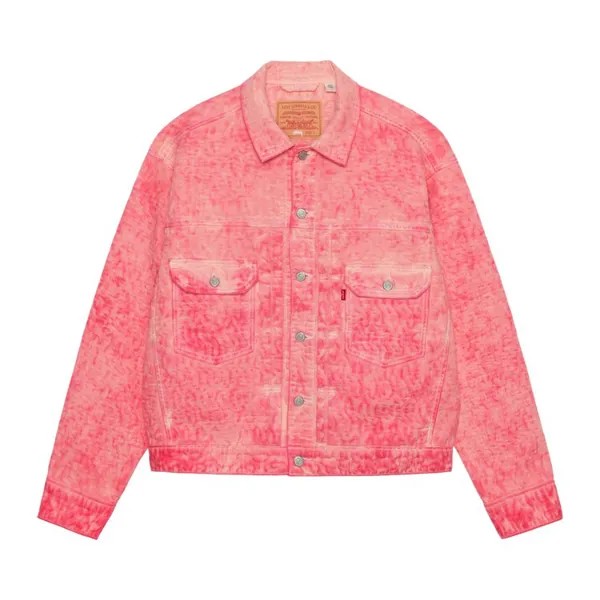 Спортивная куртка Levi'S Levi's x Stussy Dyed Jacquard 'Pink', розовый