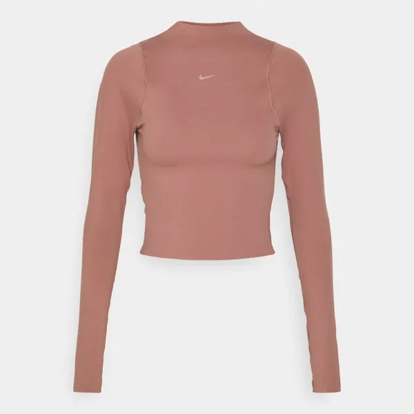 Лонгслив Nike Performance, красно-розовый