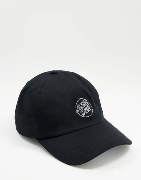 Черная кепка Santa Cruz Opus Dot-Черный