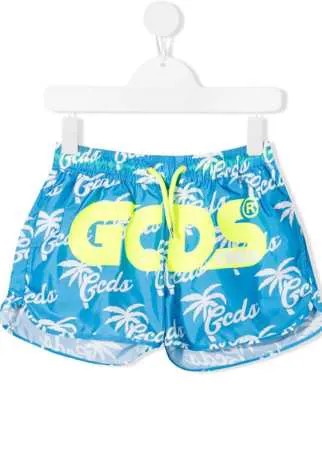 Gcds Kids плавки-шорты с принтом
