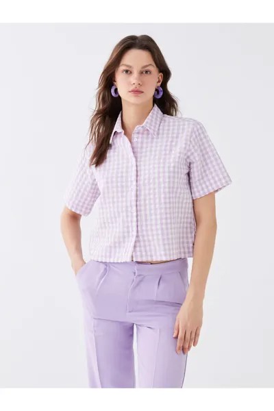 Рубашка - Фиолетовый - Классический крой LC Waikiki
