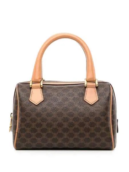 Céline Pre-Owned мини-сумка Boston 1990-х годов с узором Macadam