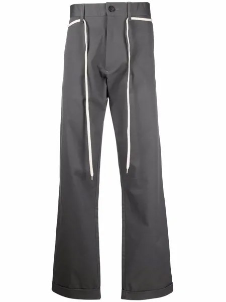 Société Anonyme брюки с поясом на завязках