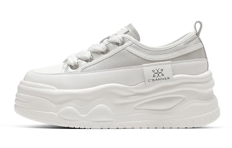 Кроссовки C°BANNER Skateboarding Shoes Women's Low-top Gold, золотой