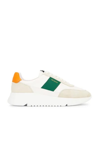 Кроссовки Axel Arigato Genesis Vintage Runner, цвет White, Orange & Green