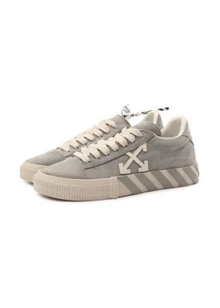 Замшевые кеды  Vulcanized Off-White