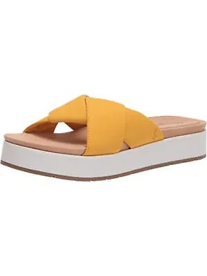 KOOLABURRA BY UGG Женские сандалии с золотым плетением Carenza Toe Platform Slip On Slide Sandals 9
