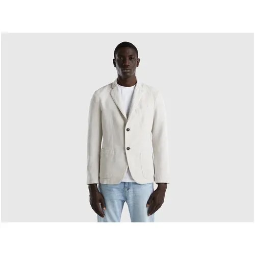 Пиджак UNITED COLORS OF BENETTON, размер 50, белый