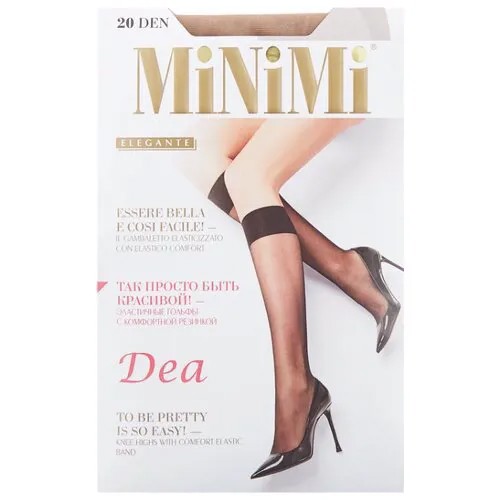 Капроновые гольфы Dea 20 den 2 пары MiNiMi, 0 (one size), daino