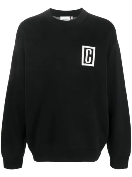 Carhartt WIP жаккардовый джемпер Built, черный