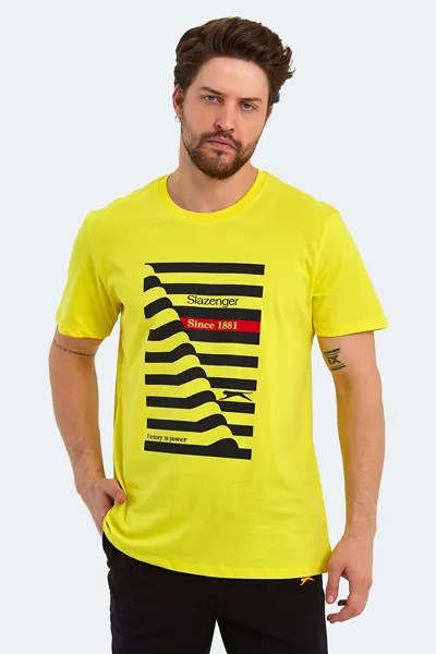 KATELL OVER Мужская футболка Светло-желтый SLAZENGER