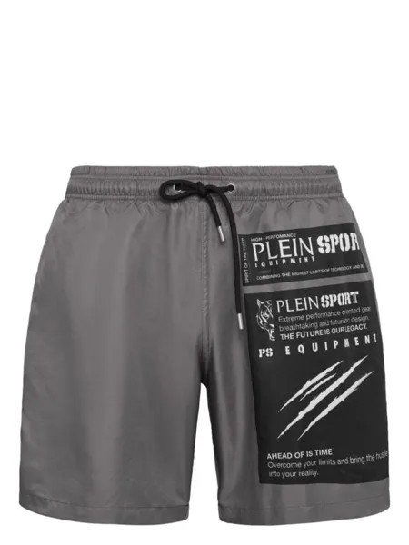 Plein Sport плавки-шорты Scratch, серый