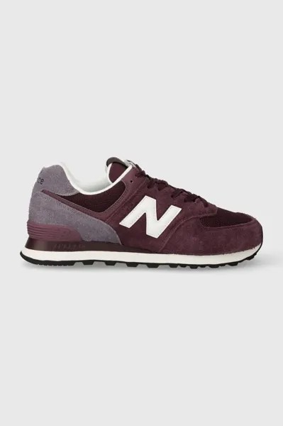 Кроссовки Нью Баланс 574 New Balance, бордовый